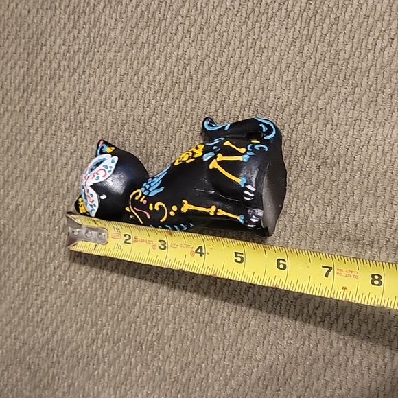 Cat figurine black suger skull - Picture 4 of 4